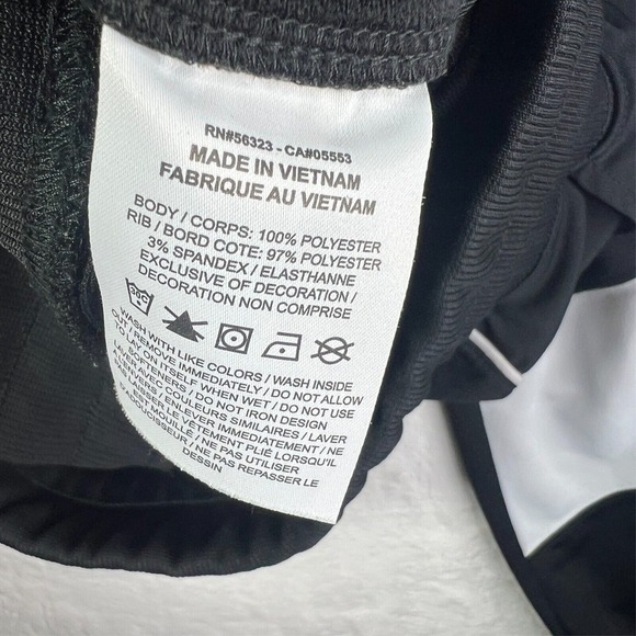 Nike Track Jogger Womens Large Black White PantsSportwear Heritage CD4152-010 - Picture 6 of 13